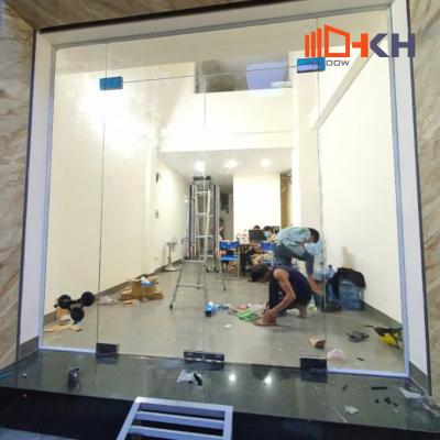 CỬA KÍNH CƯỜNG LỰC BẢN LỀ SÀN