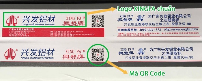 Cửa nhôm Xingfa nhập khẩu chính hãng