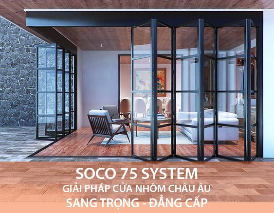 Cửa nhôm Soco 75 System - HKH Window