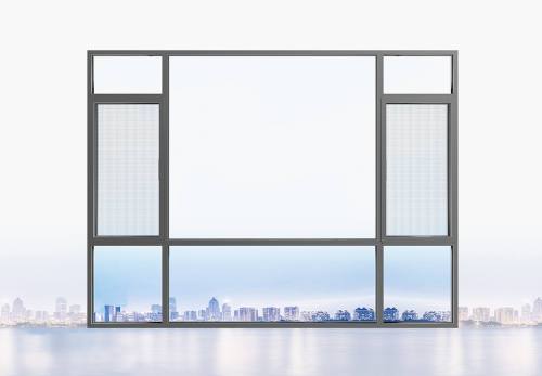 Cửa sổ mở quay khung slim nhôm Hopo - HKH Window