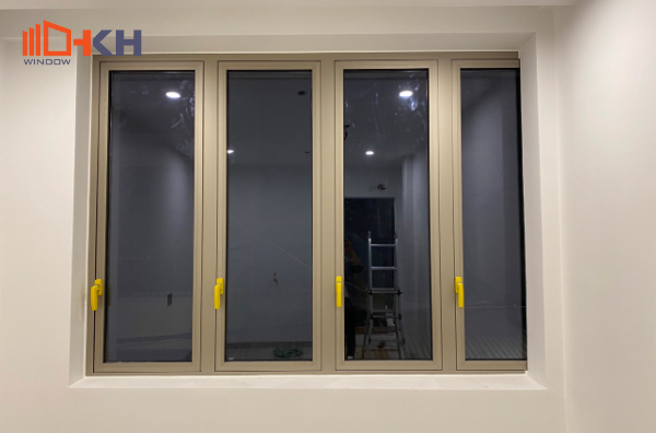 Cửa sổ 7 cánh mở cùng 1 hướng nhôm xingfa nhập khẩu
