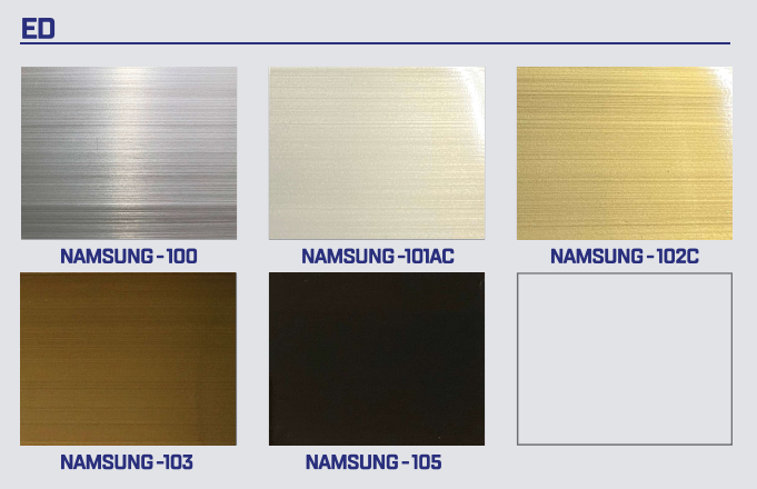 bề mặt nhôm NAMSUNG - Anodized xước